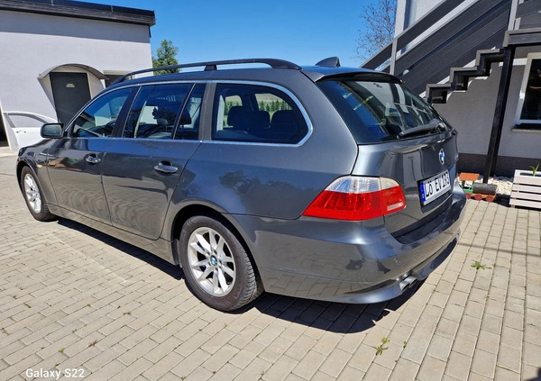 BMW Seria 5 cena 18900 przebieg: 214658, rok produkcji 2007 z Zawiercie małe 191